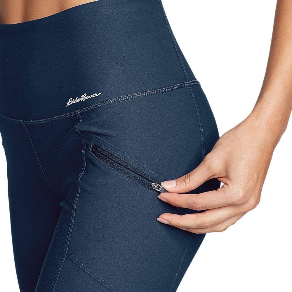 Eddie Bauer blue trail tight high waisted leggings